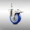 Service Caster 4 Inch 316SS Blue Polyurethane Swivel 12mm Stem Caster Total Lock Brake SCC SCC-SS316TSTTL20S414-PPUB-BLUE-M1215 - alternate 1